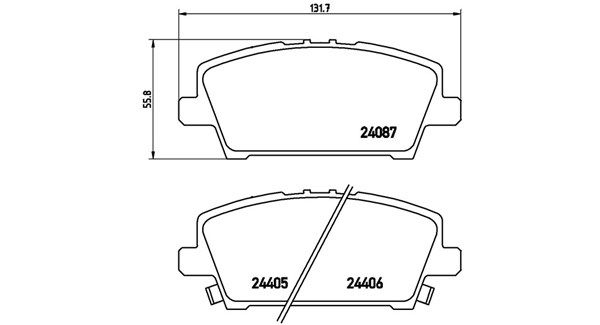 MAGNETI MARELLI Bremžu uzliku kompl., Disku bremzes 363700428037